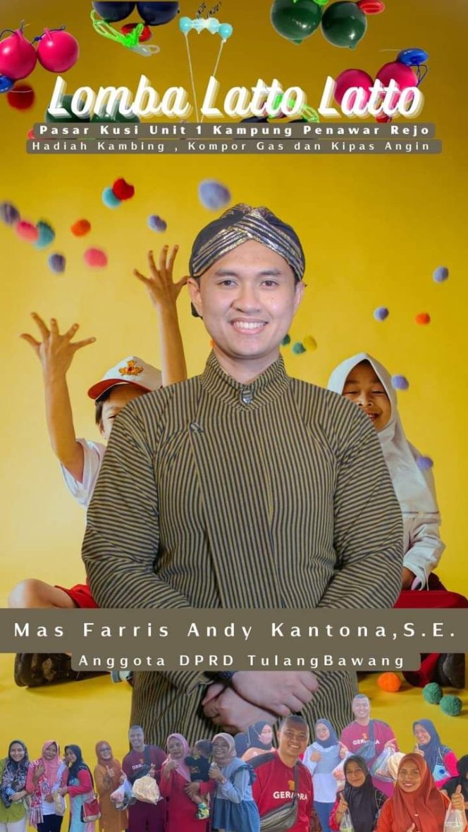 
 Farris Andy Kantona Gelar Lomba Lato-lato di Pasar Kusi