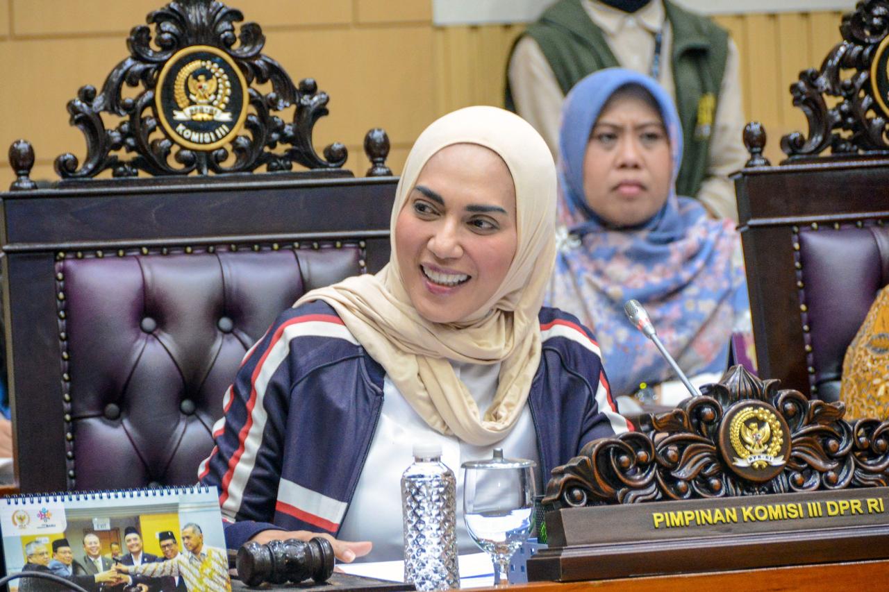 Wakil Ketua Komisi III DPR RI Fraksi Partai Golkar, Sari Yuliati,