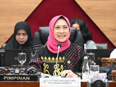 Ketua Komisi X DPR RI, Hetifah Sjaifudian.